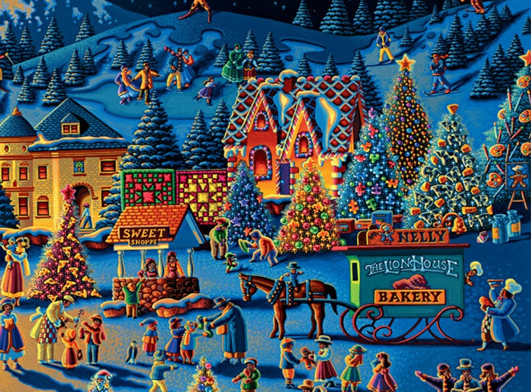 Festival of Trees Christmas Puzzle - Dowdle Premium No Glare Edition - Sneak Peek Ships 9/5