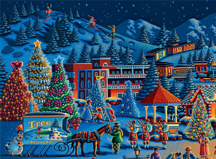 Festival of Trees Christmas Puzzle - Dowdle Premium No Glare Edition - Sneak Peek Ships 9/5