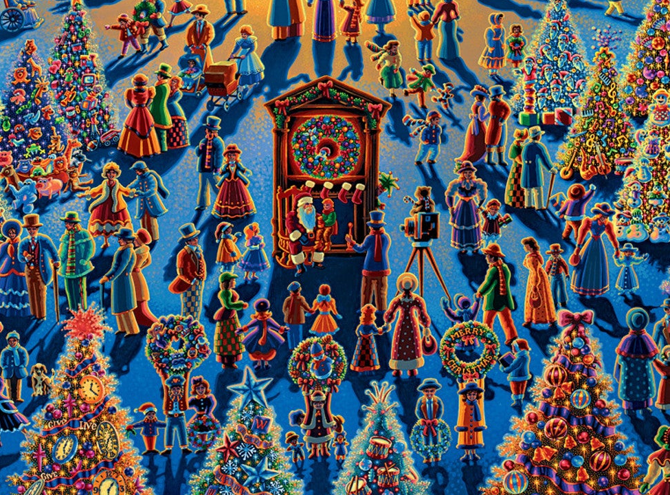 Festival of Trees Christmas Puzzle - Dowdle Premium No Glare Edition - Sneak Peek Ships 9/5