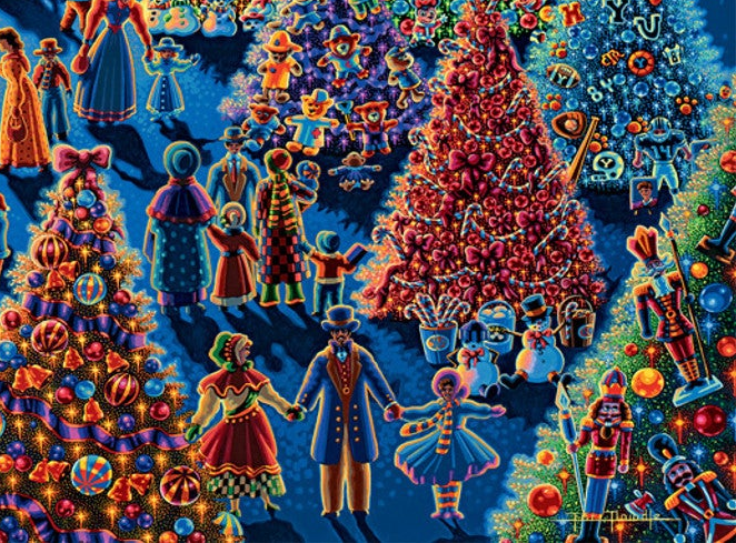 Festival of Trees Christmas Puzzle - Dowdle Premium No Glare Edition - Sneak Peek Ships 9/5