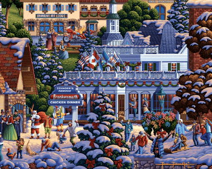 Christmas in Little Bavaria - Frankenmuth, Michigan  Puzzle Dowdle Premium No Glare Edition - Pre Order Ships 9/5