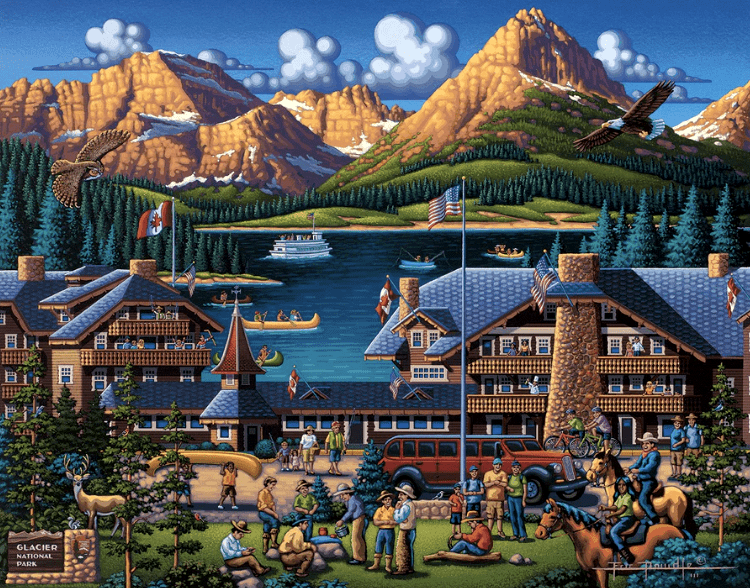 Glacier National Park, Montana Dowdle Signature Edition Puzzle