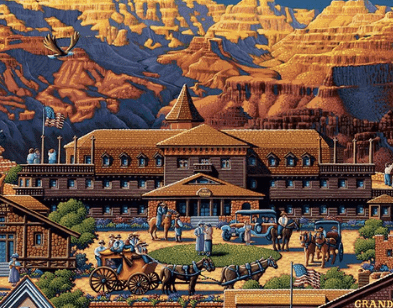 Grand Canyon National Park, Arizona - 500 Piece Puzzle by Eric Dowdle - Premium No Glare Signature Edition
