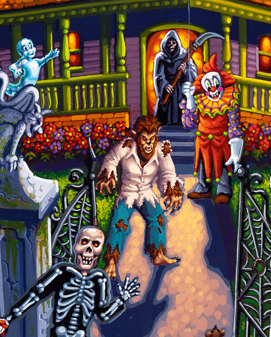 Haunted House Halloween - 500 Piece Puzzle by Eric Dowdle - Premium No Glare Signature Edition
