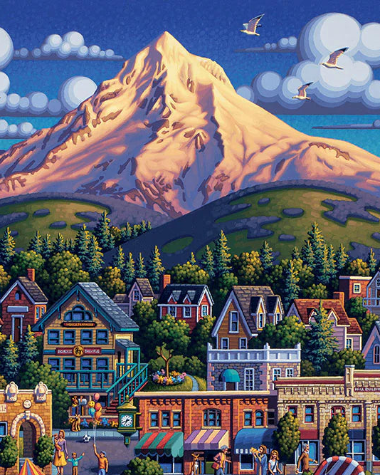 Hood River, Oregon Dowdle Signature Edition Puzzle