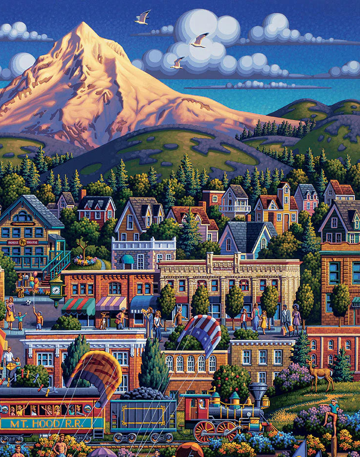 Hood River, Oregon Dowdle Signature Edition Puzzle