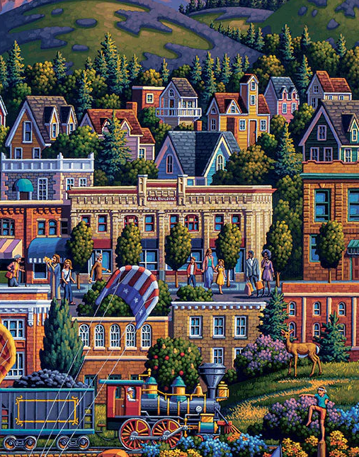 Hood River, Oregon Dowdle Signature Edition Puzzle