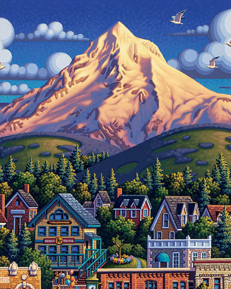 Hood River, Oregon Dowdle Signature Edition Puzzle