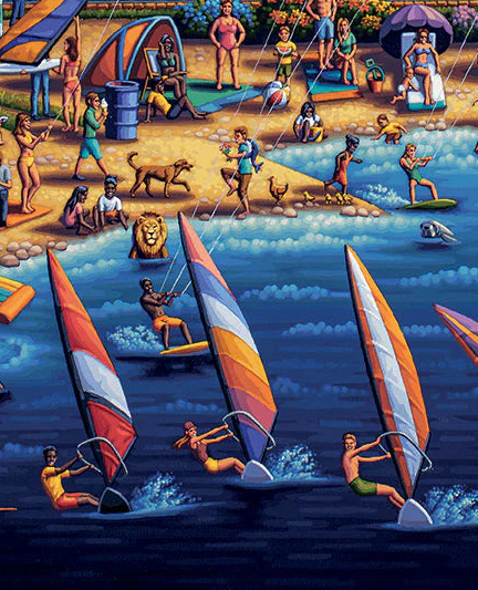 Hood River, Oregon Dowdle Signature Edition Puzzle