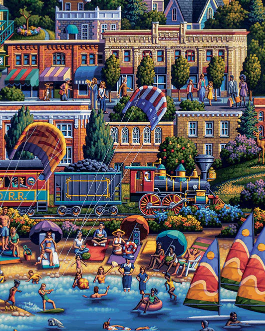 Hood River, Oregon Dowdle Signature Edition Puzzle