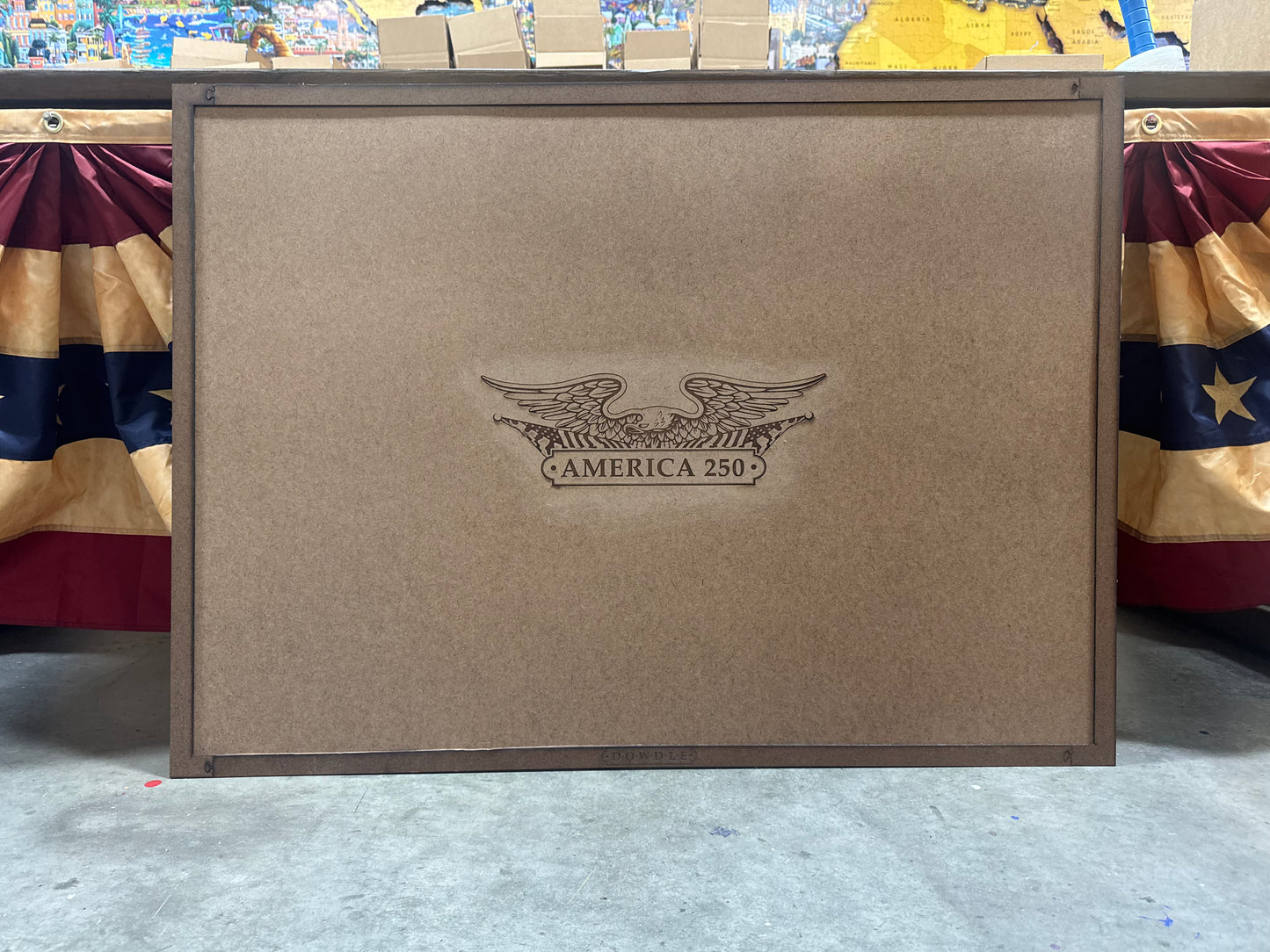 Puzzle Tray 28x39 Commemorative America 250 Special Edition Puzzle Board
