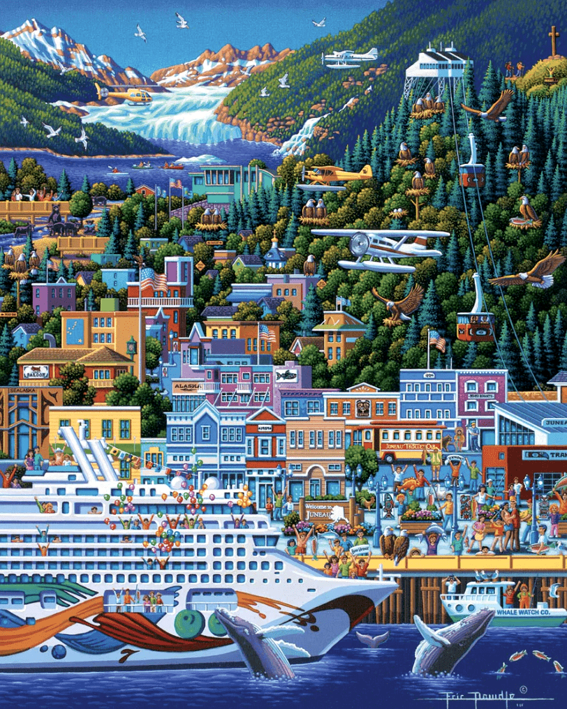 Juneau, Alaska Dowdle Signature Edition Puzzle