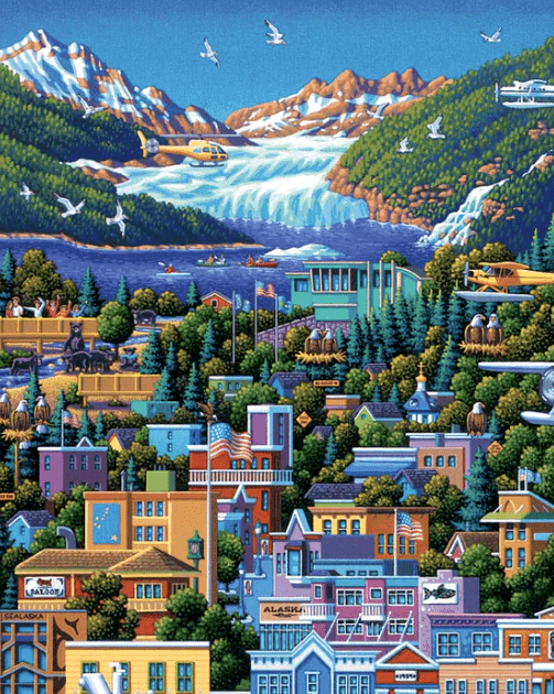 Juneau, Alaska Dowdle Signature Edition Puzzle