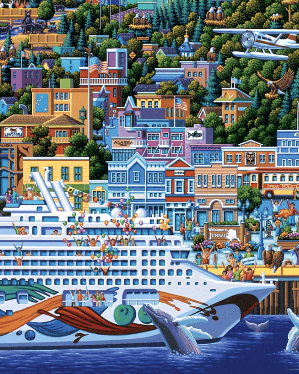 Juneau, Alaska Dowdle Signature Edition Puzzle