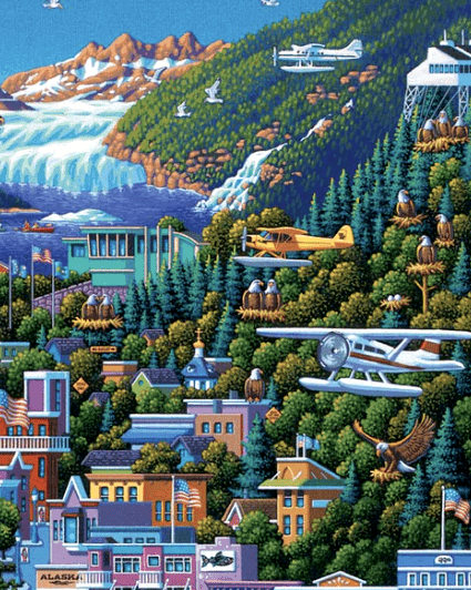 Juneau, Alaska Dowdle Signature Edition Puzzle