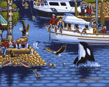 Ketchikan, Alaska - 500 Piece Puzzle by Eric Dowdle - Premium No Glare Signature Edition