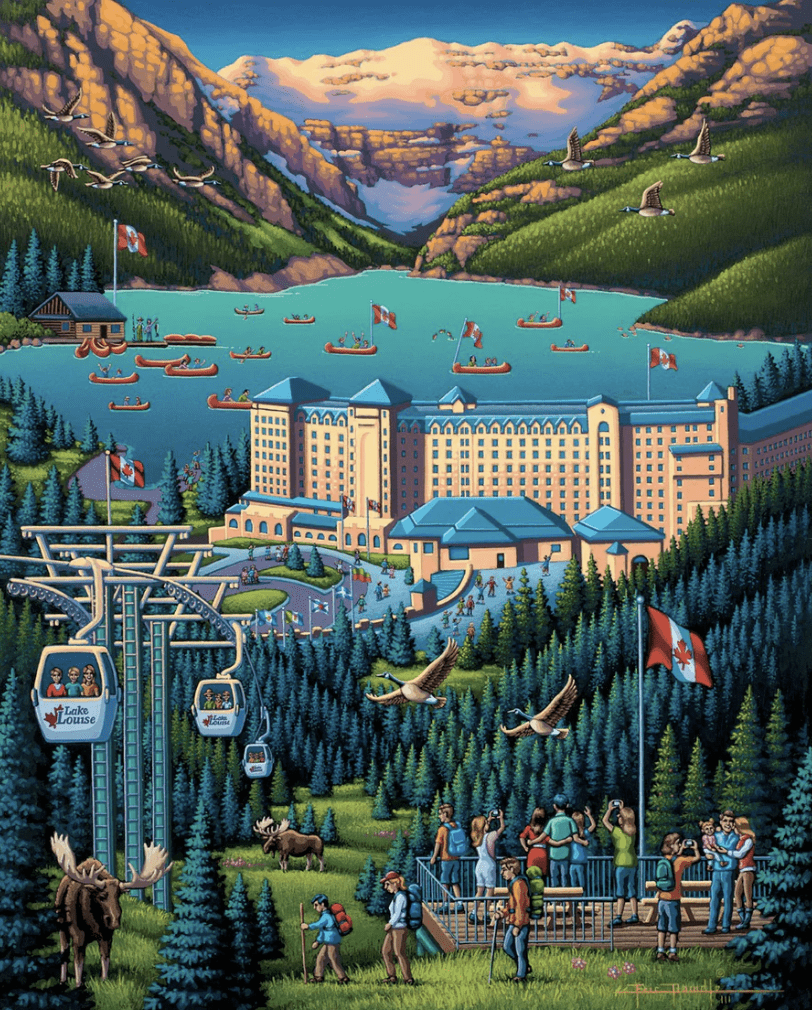 Lake Louise, Alberta, Canada Dowdle Signature Edition Puzzle