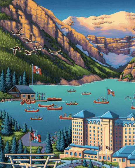 Lake Louise, Alberta, Canada Dowdle Signature Edition Puzzle