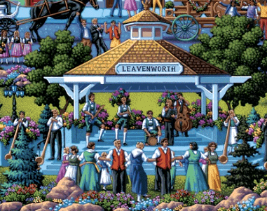 Leavenworth, Washington Christmas Puzzle - Dowdle Premium No Glare Edition - Sneak Peek Ships 9/5