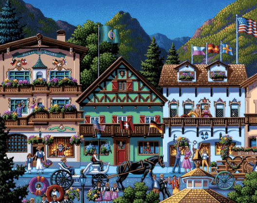 Leavenworth, Washington Christmas Puzzle - Dowdle Premium No Glare Edition - Sneak Peek Ships 9/5