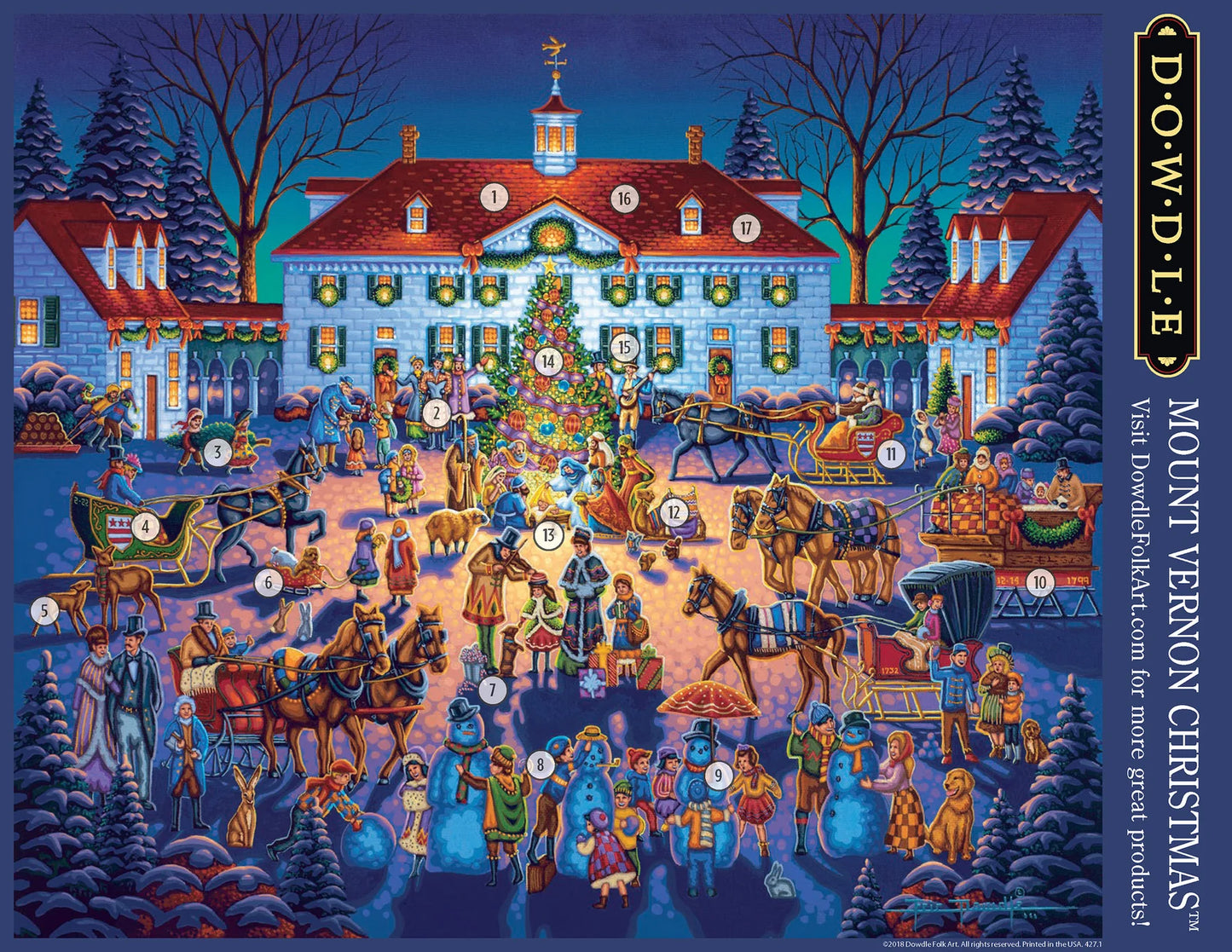 Mount Vernon Christmas, Virginia