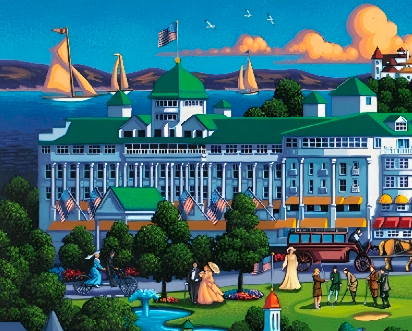 Mackinac Island, Michigan Dowdle Puzzle