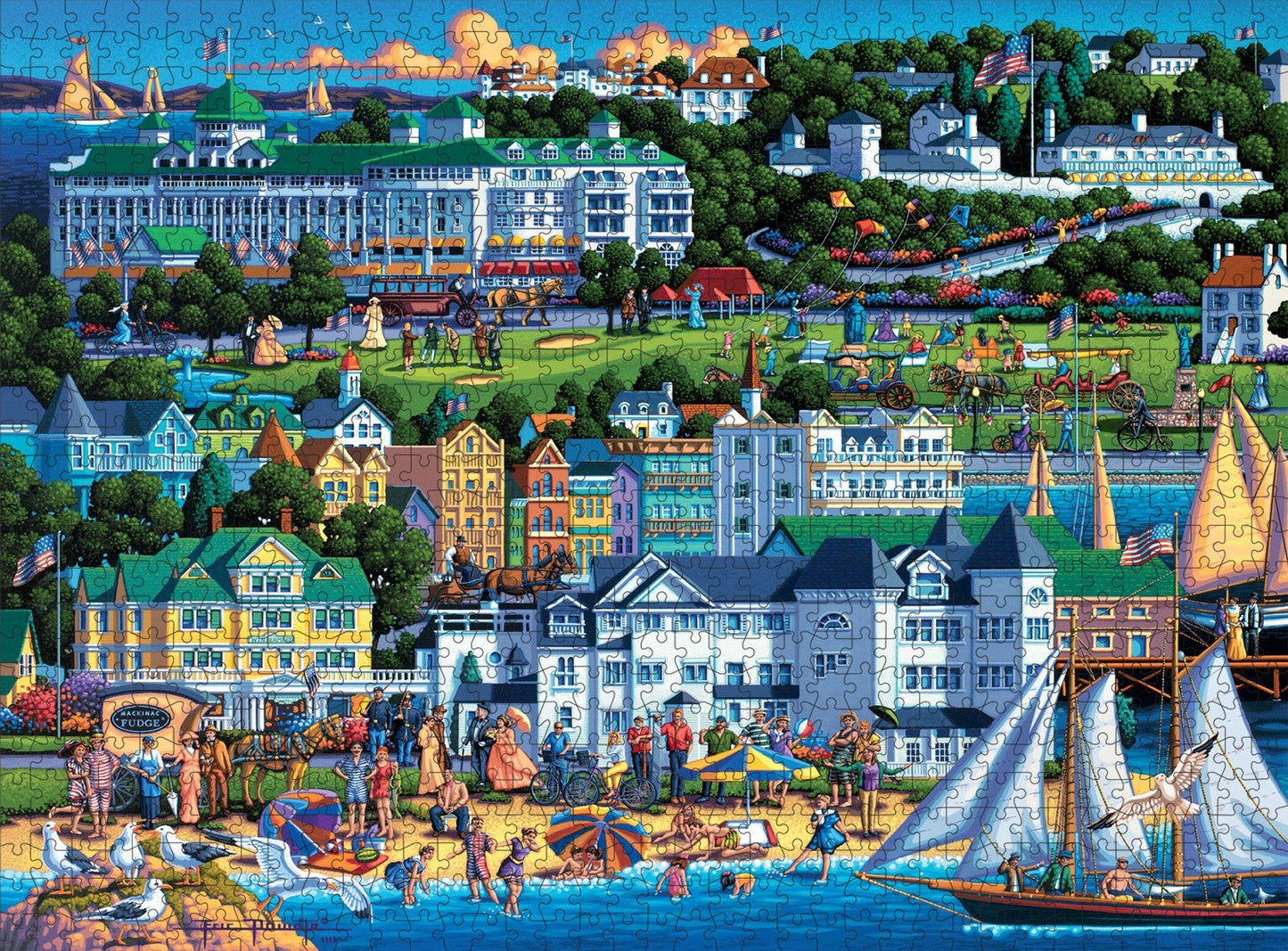 Mackinac Island, Michigan Dowdle Puzzle