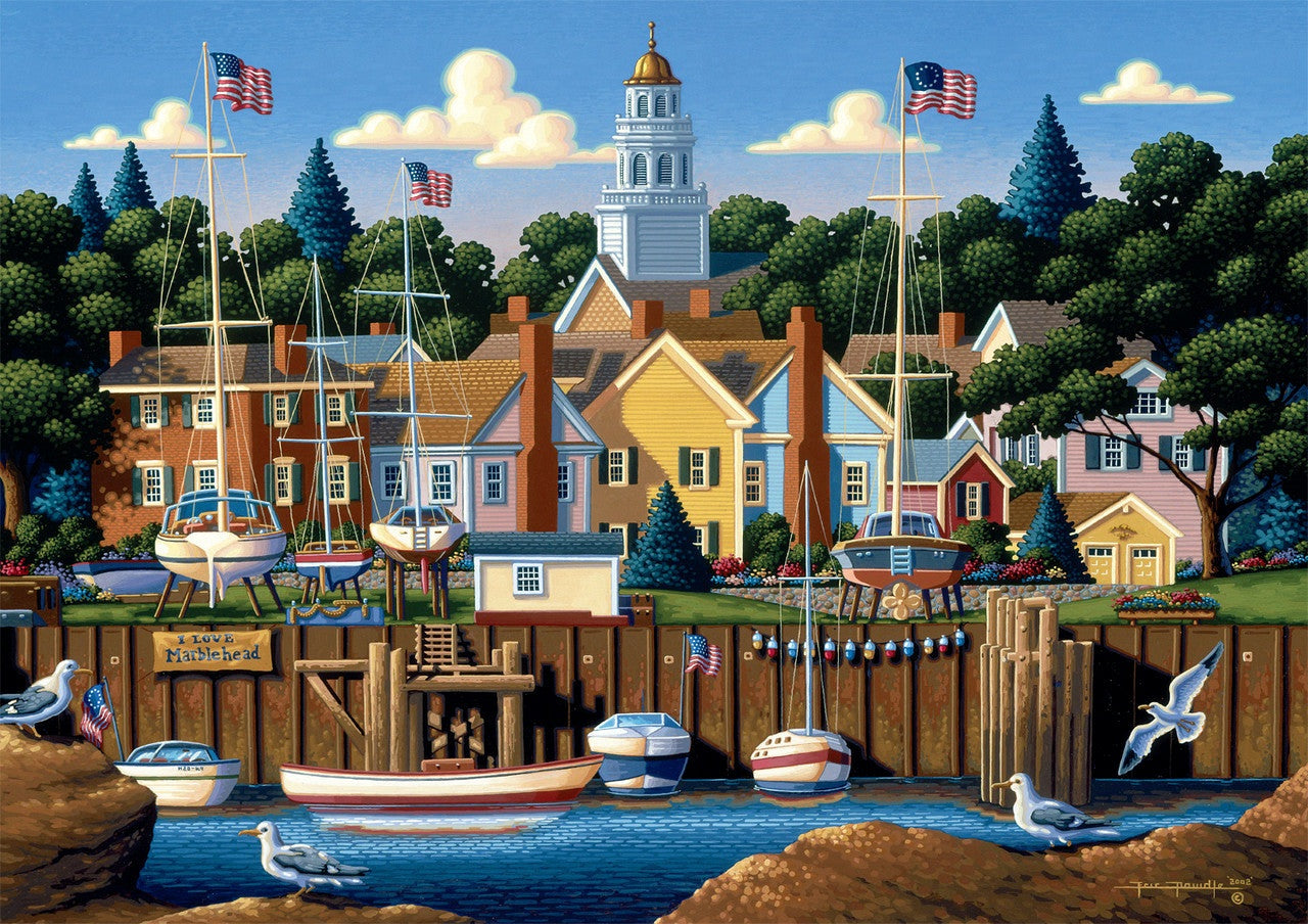 Eric Dowdle Marblehead, Massachusetts 300-piece jigsaw puzzle Value Edition