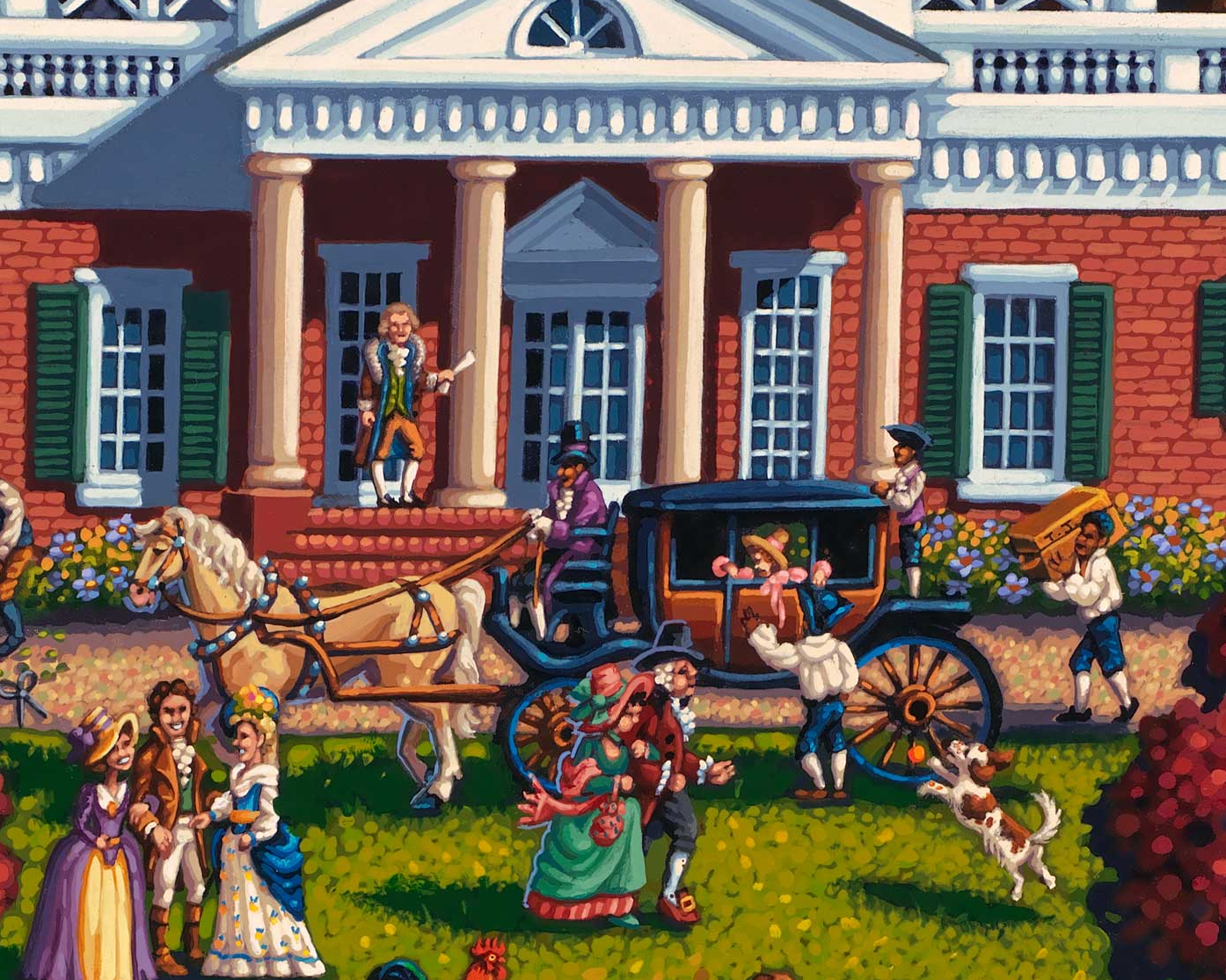Monticello National Historic Site, Charlottesville, Virginia - 500 Piece Puzzle by Eric Dowdle - Premium No Glare Signature Edition