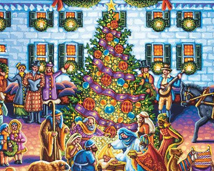 Mount Vernon Christmas, Virginia Puzzle by Eric Dowdle - Premium No Glare Edition - Sneak Peek Ships 9/5