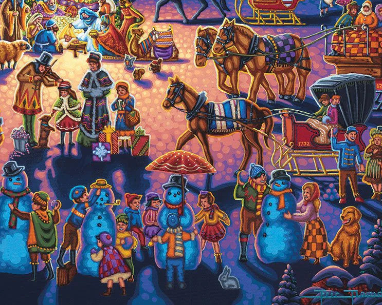Mount Vernon Christmas, Virginia Puzzle by Eric Dowdle - Premium No Glare Edition - Sneak Peek Ships 9/5