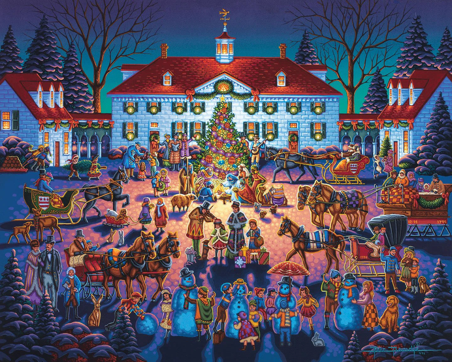 Mount Vernon Christmas, Virginia