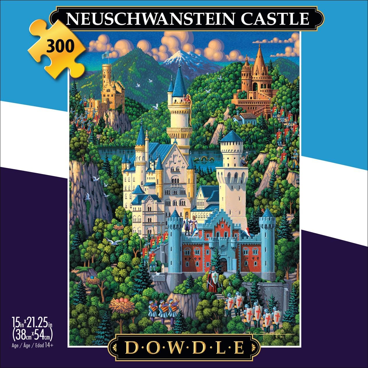 Neuschwanstein Castle - Germany - Buffalo Games Edition