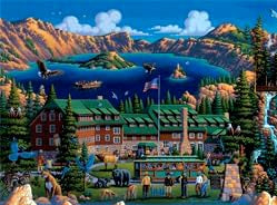 National Parks Map 2000 Piece Value Edition Puzzle