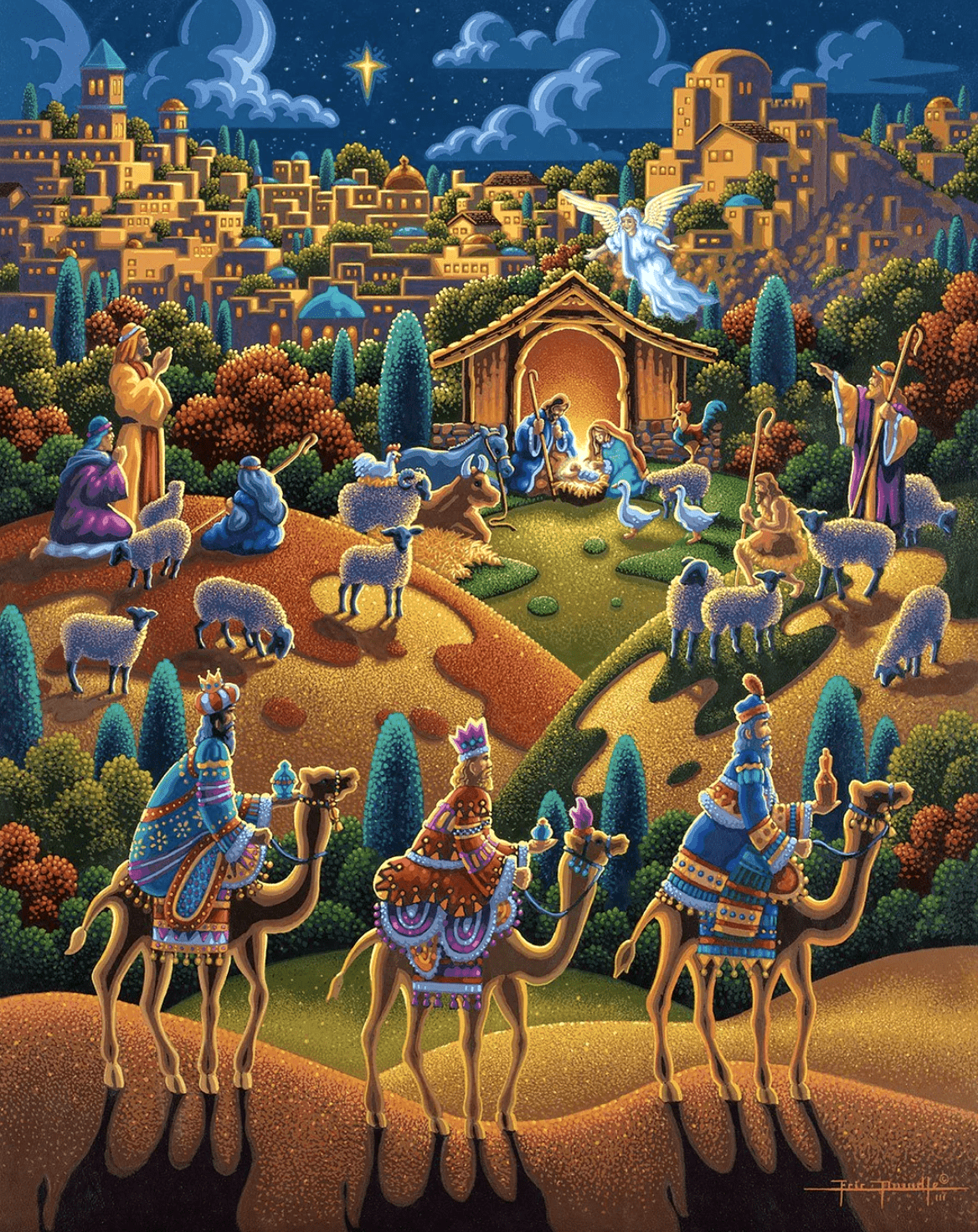 Nativity - The First Christmas  Puzzle - Dowdle Premium No Glare Edition - Sneak Peek Ships 9/5