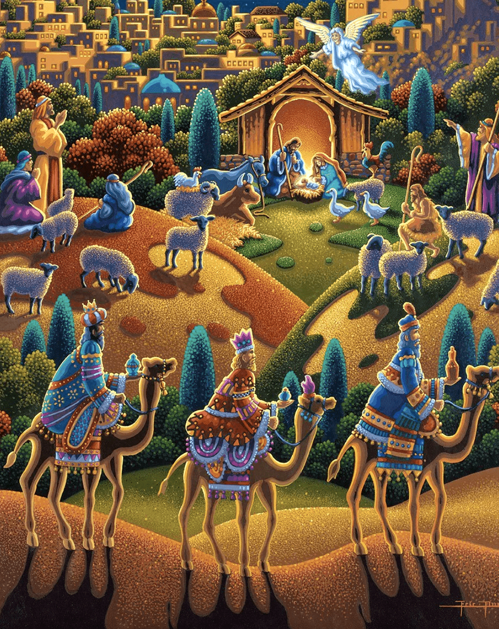 Nativity - The First Christmas  Puzzle - Dowdle Premium No Glare Edition - Sneak Peek Ships 9/5