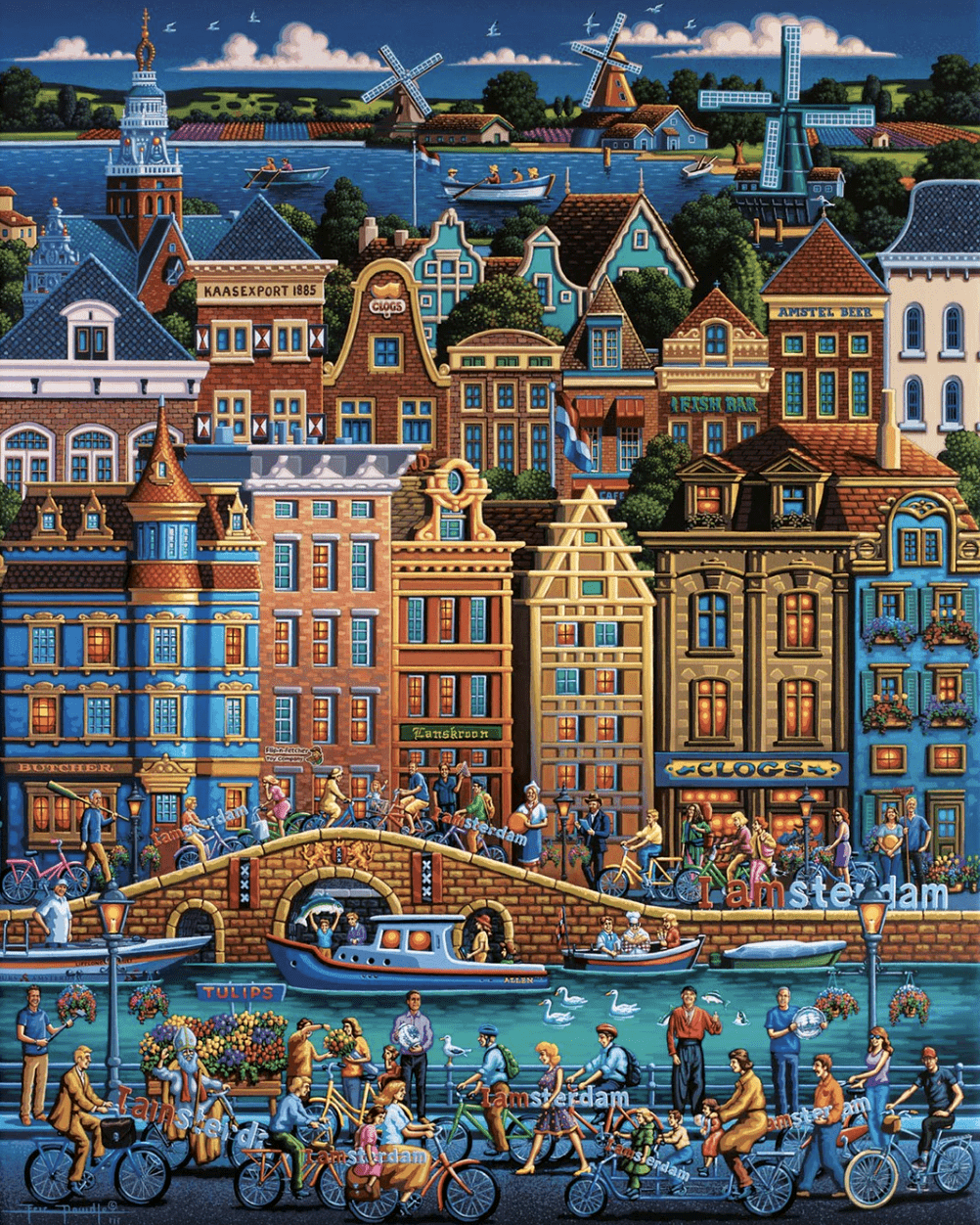 Amsterdam, Netherlands Dowdle Signature Edition Puzzle