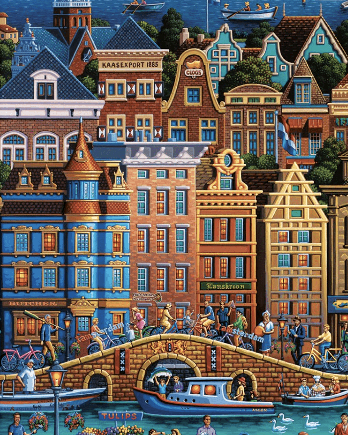 Amsterdam, Netherlands Dowdle Signature Edition Puzzle