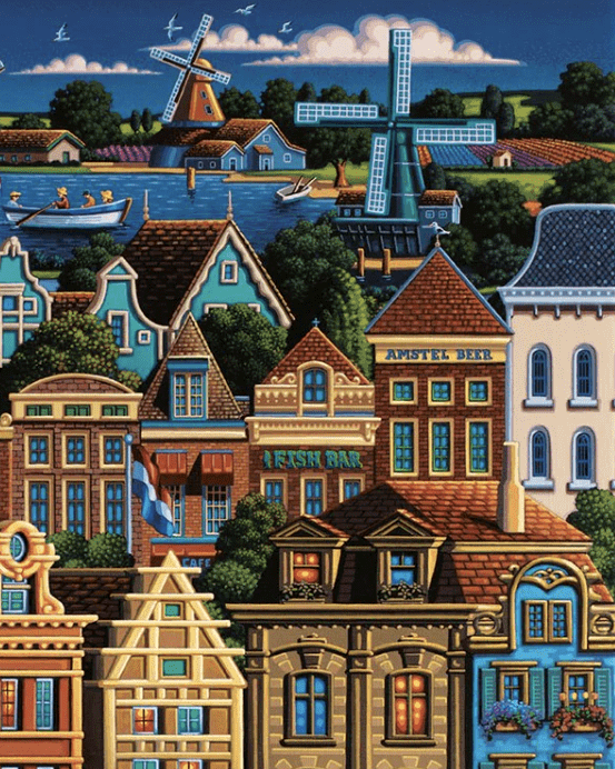 Amsterdam, Netherlands Dowdle Signature Edition Puzzle
