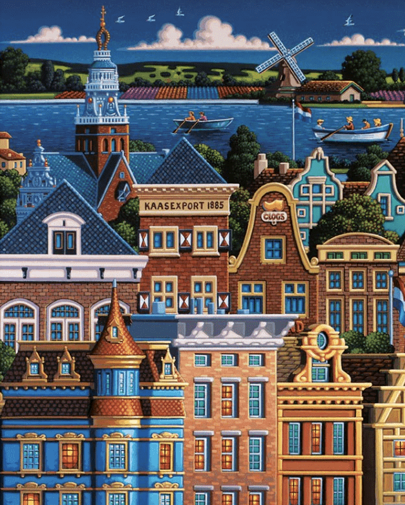 Amsterdam, Netherlands Dowdle Signature Edition Puzzle