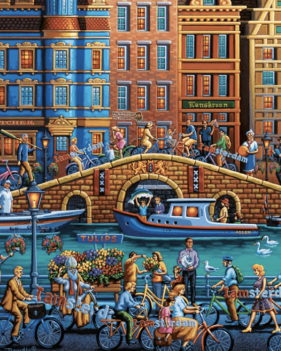 Amsterdam, Netherlands Dowdle Signature Edition Puzzle