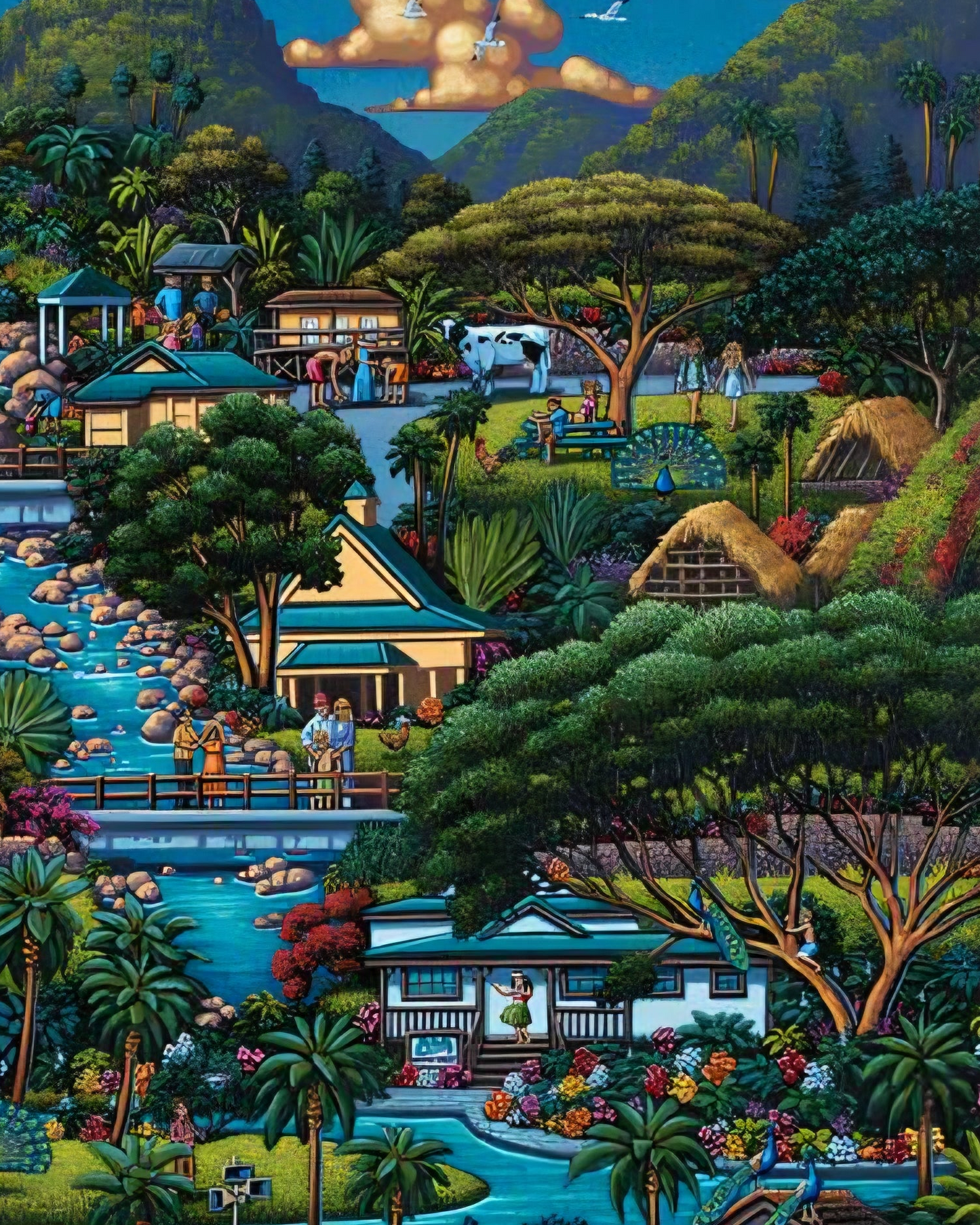 North Shore, Hawaii - 500 Piece Puzzle by Eric Dowdle - Premium No Glare Signature Edition