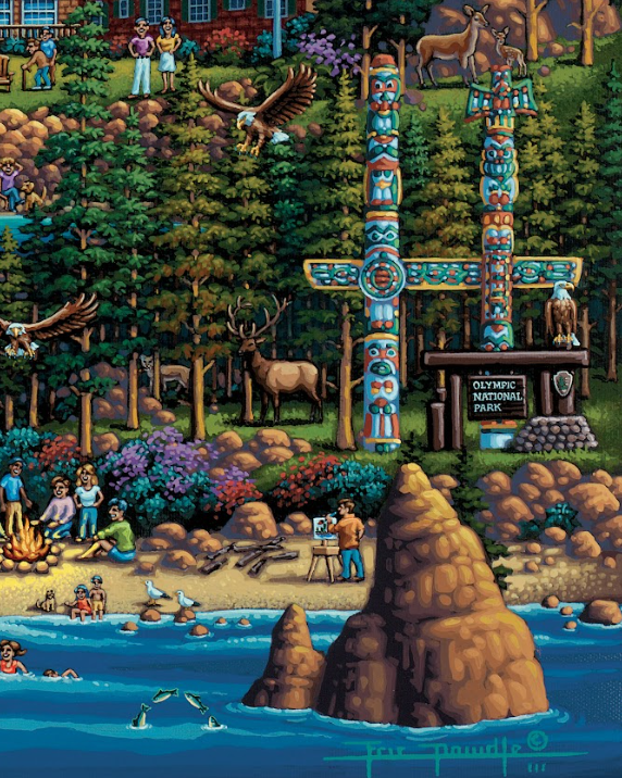 Olympic National Park, Washington Dowdle Signature Edition Puzzle