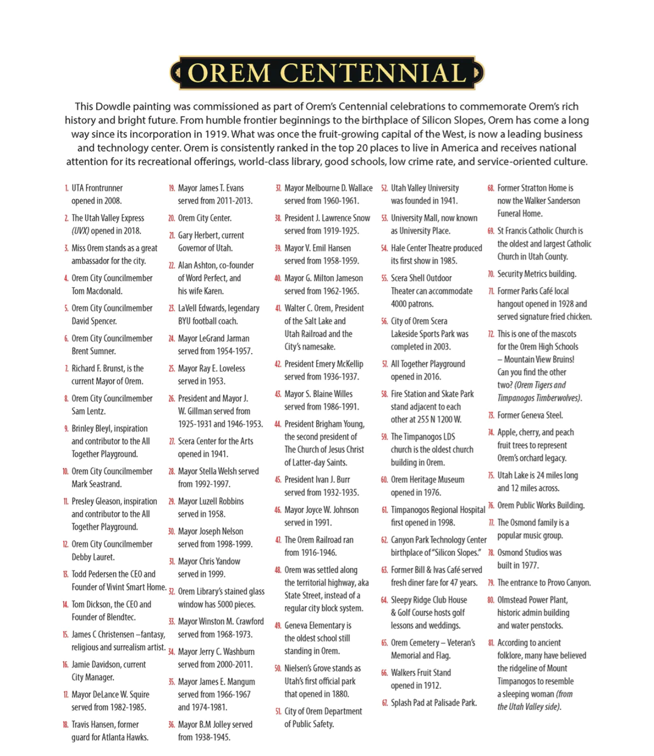 Orem Centennial