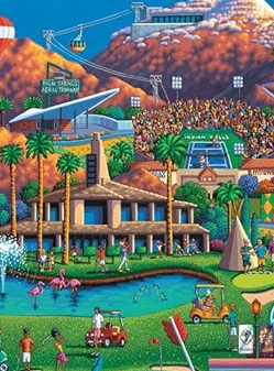 Palm Springs, California - 500 Piece Puzzle by Eric Dowdle - Premium No Glare Signature Edition