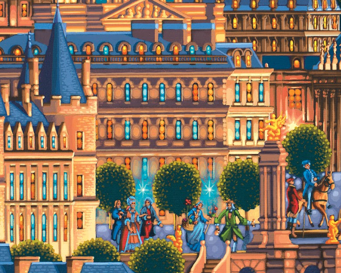 Paris City of Lights, France - 500 Piece Puzzle by Eric Dowdle - Premium No Glare Signature Edition