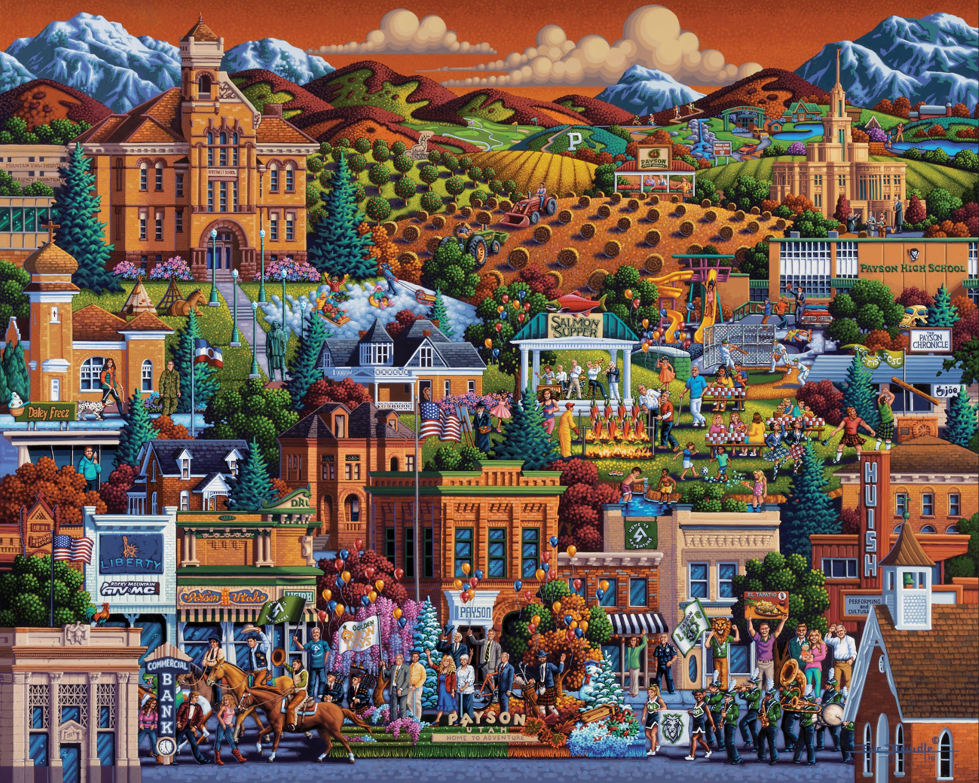 Dowdle Jigsaw Puzzle - Skagway - 500 Piece
