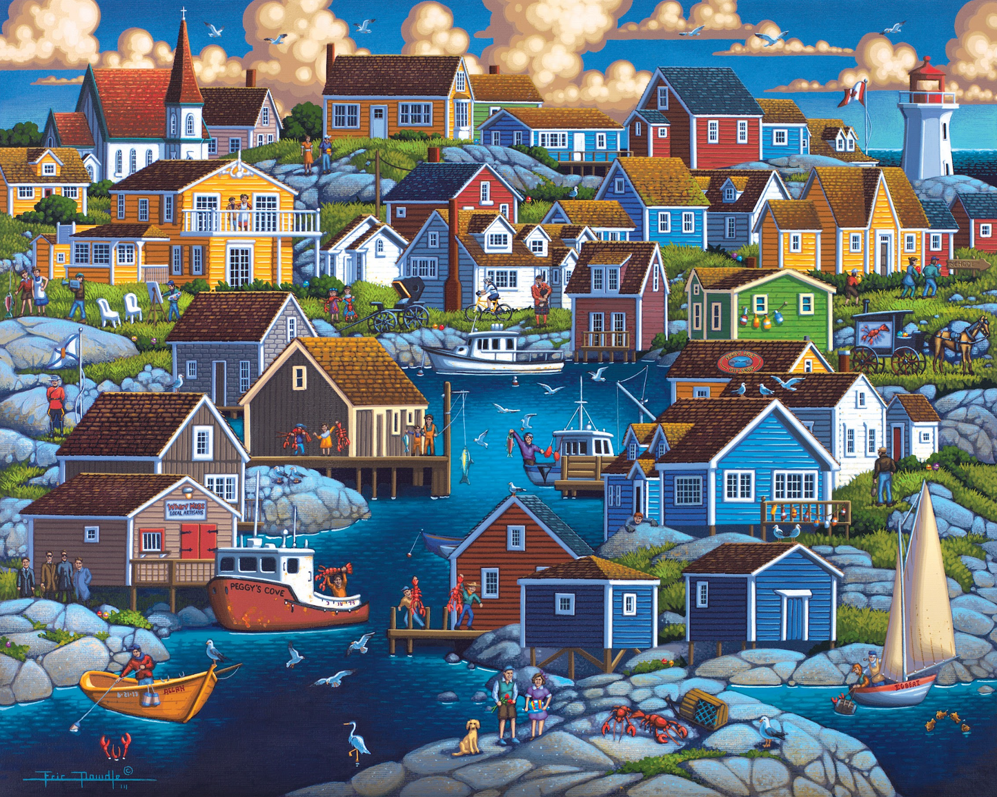 Dowdle Puzzle Peggy's Cove Canada Puzzle 