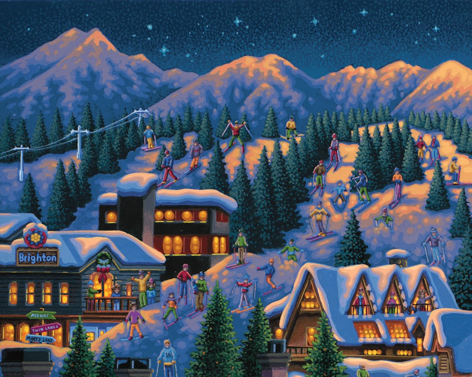 Rocky Mountain Christmas Puzzle - Dowdle Premium No Glare Edition - Sneak Peek Ships 9/5