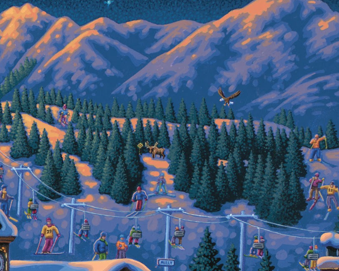 Rocky Mountain Christmas Puzzle - Dowdle Premium No Glare Edition - Sneak Peek Ships 9/5